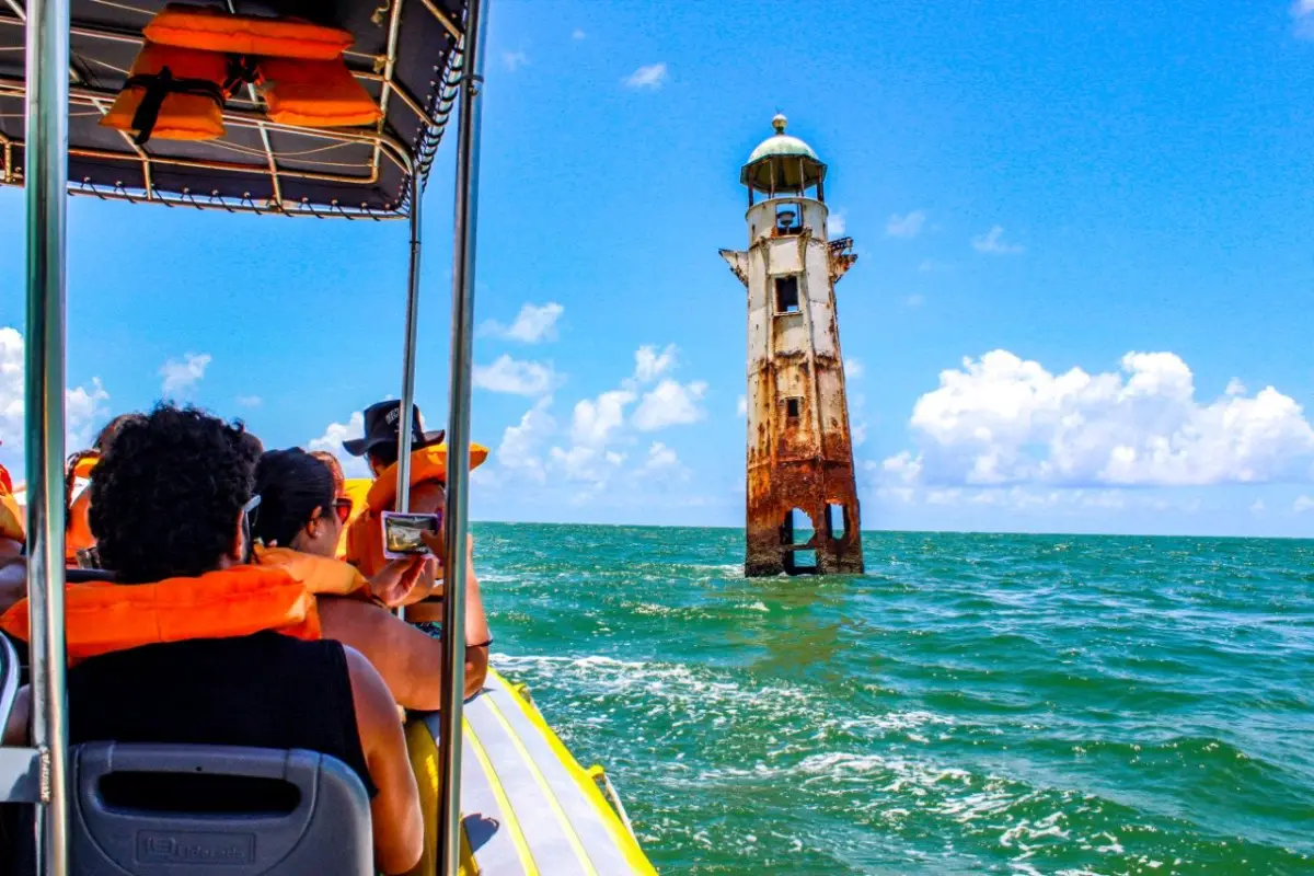 Farol na Foz do Rio São Francisco